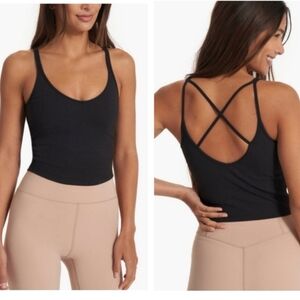 Vuori Ribbed Crop Tank Top
